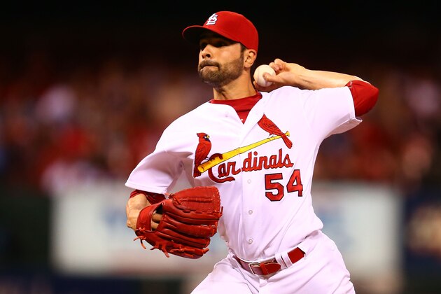 ST. LOUIS, MO - SEPTEMBER 26: Starter Jaime Garcia #54 of the St. Louis Cardinals pitches against the Cincinnati Reds at Busch Stadium on September 26, 2016 in St. Louis, Missouri.  (Photo by Dilip Vishwanat/Getty Images)