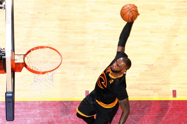 CLEVELAND, OH - OCTOBER 25:  LeBron James