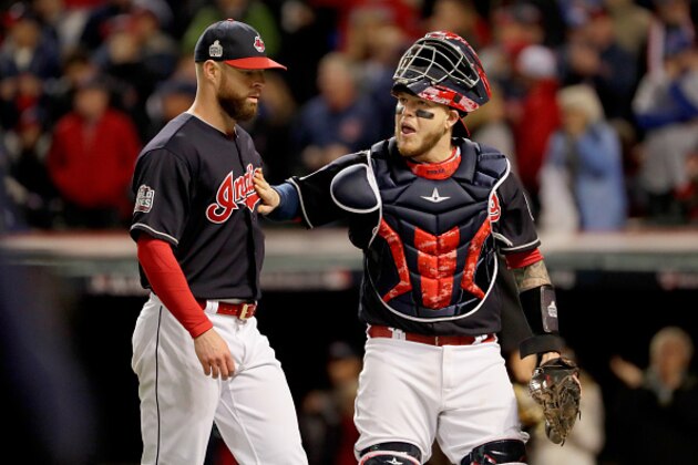 CLEVELAND, OH - OCTOBER 25:  Corey Kluber