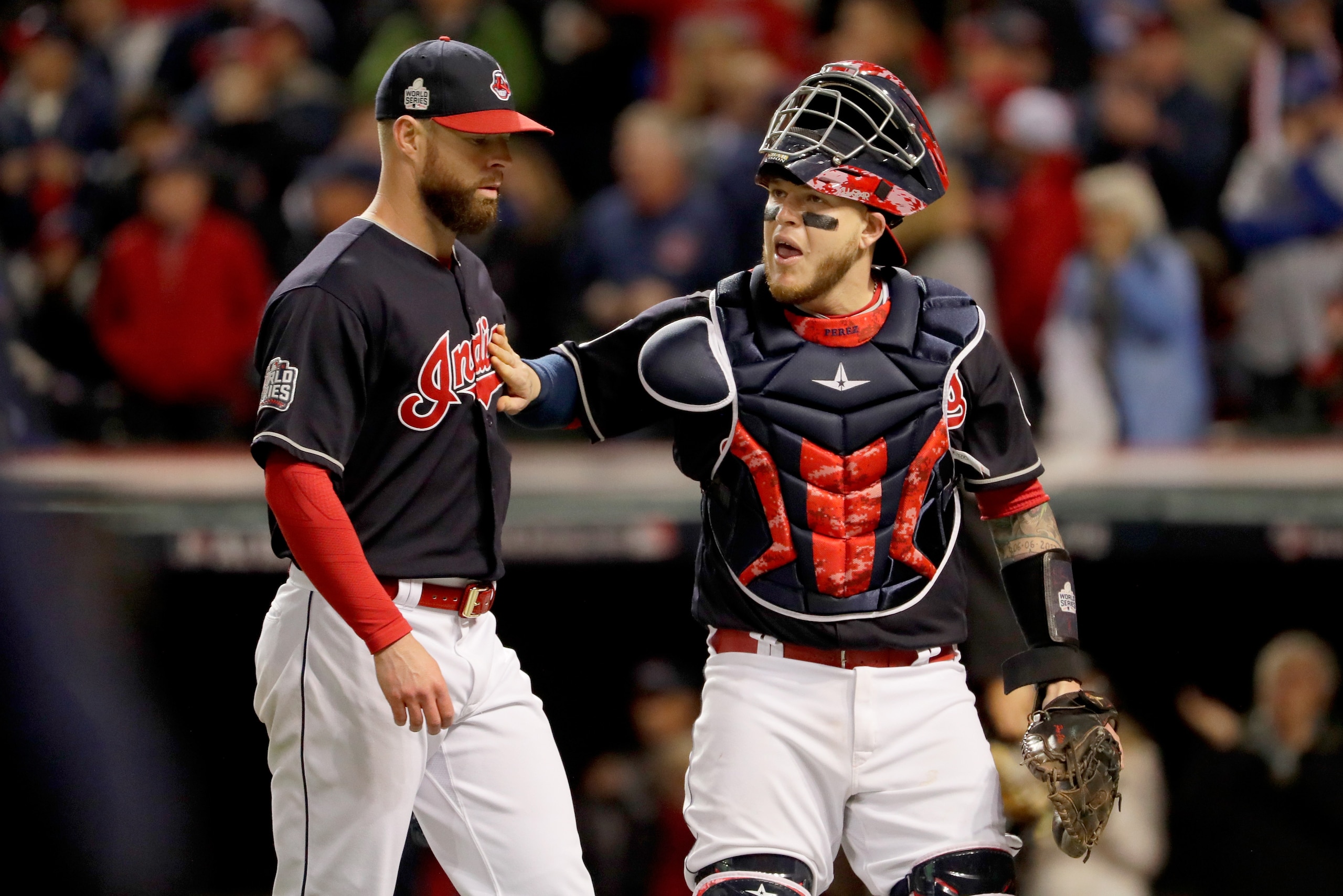 CLEVELAND, OH - OCTOBER 25:  Corey Kluber