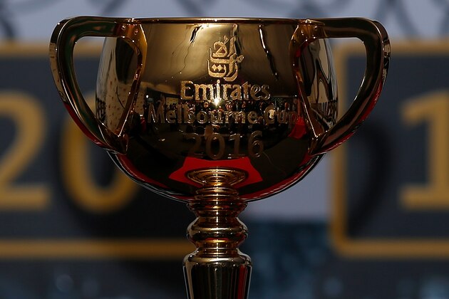 MELBOURNE, AUSTRALIA - OCTOBER 29:  The 2016 Emirates Melbourne Cup during the Melbourne Cup Barrier Draw at Flemington Racecourse on October 29, 2016 in Melbourne, Australia.  (Photo by Daniel Pockett/Getty Images for the VRC)
