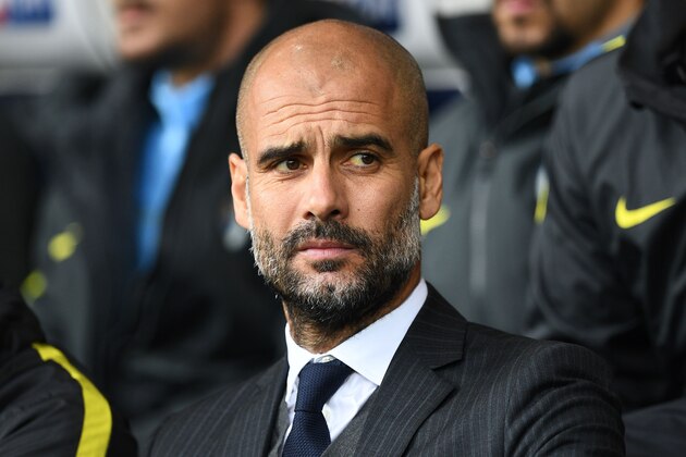 Manchester City's Spanish manager Pep Guardiola looks on ahead of the English Premier League football match between West Bromwich Albion and Manchester City at The Hawthorns stadium in West Bromwich, central England, on October 29, 2016.
/ AFP / Justin TALLIS / RESTRICTED TO EDITORIAL USE. No use with unauthorized audio, video, data, fixture lists, club/league logos or 'live' services. Online in-match use limited to 75 images, no video emulation. No use in betting, games or single club/league/player publications. / (Photo credit should read JUSTIN TALLIS/AFP/Getty Images) Manchester City's Spanish manager Pep Guardiola looks on ahead of the English Premier League football match between West Bromwich Albion and Manchester City at The Hawthorns stadium in West Bromwich, central England, on October 29, 2016.
/ AFP / Justin TALLIS / RESTRICTED TO EDITORIAL USE. No use with unauthorized audio, video, data, fixture lists, club/league logos or 'live' services. Online in-match use limited to 75 images, no video emulation. No use in betting, games or single club/league/player publications. / (Photo credit should read JUSTIN TALLIS/AFP/Getty Images)