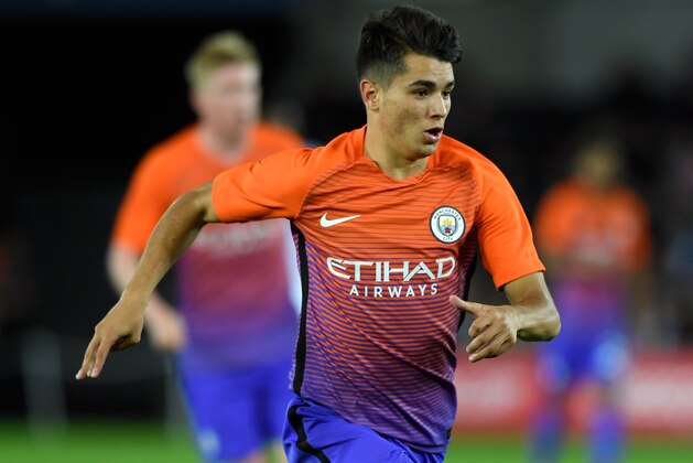 SWANSEA, WALES - SEPTEMBER 21:  Brahim Diaz of Manchester City in action during the EFL Cup Third Round match between Swansea City and Manchester City at the Liberty Stadium on September 21, 2016 in Swansea, Wales.  (Photo by Stu Forster/Getty Images)