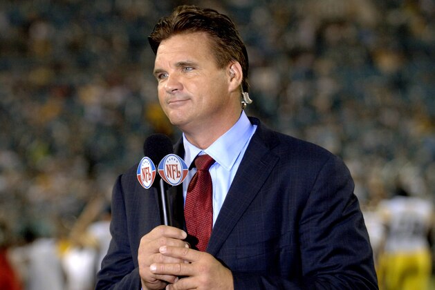 NFL Network commentator Brian Baldinger on the sidelines during the game between the Pittsburgh Steelers and the Jacksonville Jaguars at Alltel Stadium in Jacksonville, Florida on September 18, 2006. The Jaguars won 9-0.  (Photo by Al Messerschmidt/Getty Images)