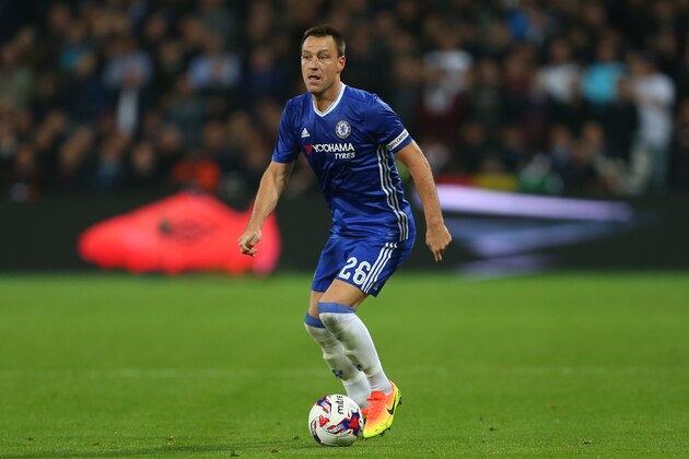 LONDON, ENGLAND - OCTOBER 26: John Terry of Chelsea during the EFL Cup fourth round match between West Ham and Chelsea at The London Stadium on October 26, 2016 in London, England. (Photo by Catherine Ivill - AMA/Getty Images)