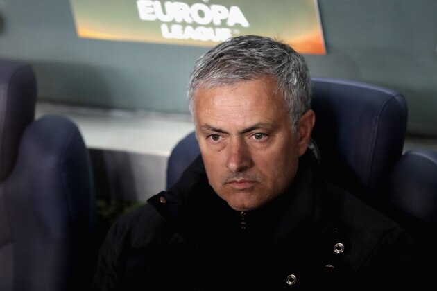 ISTANBUL, TURKEY - NOVEMBER 03:  Jose Mourinho, Manager of Manchester United looks on during the UEFA Europa League Group A match between Fenerbahce SK and Manchester United FC at Sukru Saracoglu Stadium on November 3, 2016 in Istanbul, Turkey.  (Photo by Chris McGrath/Getty Images)