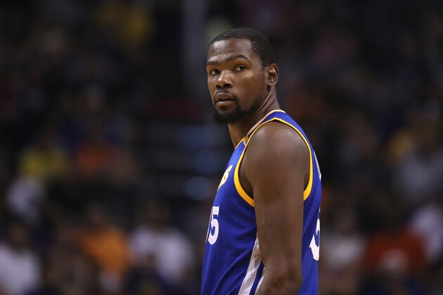 PHOENIX, AZ - OCTOBER 30:  Kevin Durant