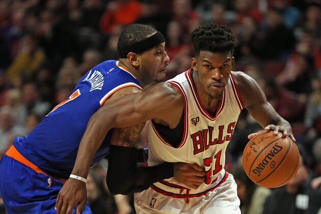 CHICAGO, IL - JANUARY 01:  Jimmy Butler