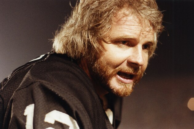 OAKLAND, CA - CIRCA 1970S:  Ken Stabler #12 of the Oakland Raiders looks on during a circa 1970s game at Oakland-Alameda County Coliseum in Oakland, California.  (Photo by Robert Riger/Getty Images)