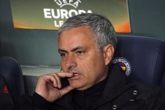Manchester United's manager Jose Mourinho, waits prior to a Europa League group A soccer match between Fenerbahce and Manchester United, in Istanbul, Thursday, Nov. 3, 2016. (AP Photo)