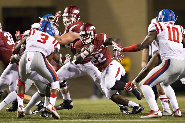 FAYETTEVILLE, AR - OCTOBER15:  Rawleigh Williams III