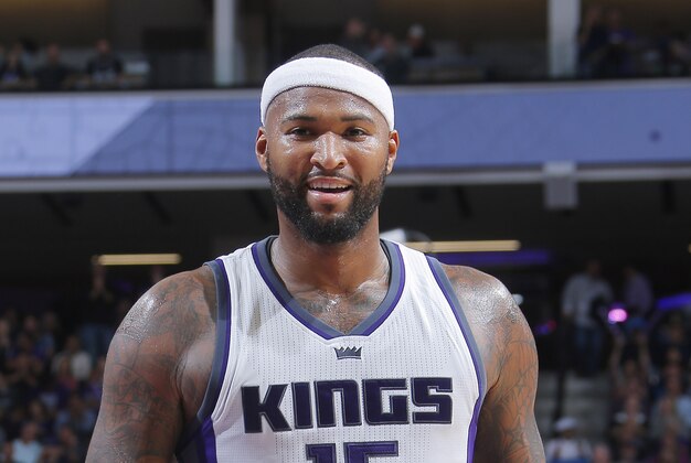 SACRAMENTO, CA - OCTOBER 29: DeMarcus Cousins #15 of the Sacramento Kings looks on during the game against the Minnesota Timberwolves on October 29, 2016 at Golden 1 Center in Sacramento, California. NOTE TO USER: User expressly acknowledges and agrees that, by downloading and or using this photograph, User is consenting to the terms and conditions of the Getty Images Agreement. Mandatory Copyright Notice: Copyright 2016 NBAE (Photo by Rocky Widner/NBAE via Getty Images)