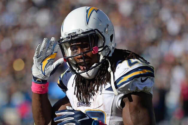 Oct 2, 2016; San Diego, CA, USA; San Diego Chargers running back Melvin Gordon (28) reacts as he comes off the field during the fourth quarter after fumbling against the New Orleans Saints at Qualcomm Stadium. Mandatory Credit: Jake Roth-USA TODAY Sports