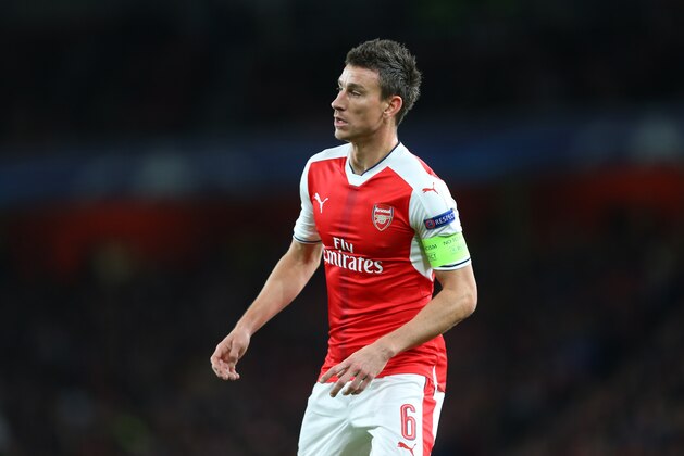 LONDON, ENGLAND - OCTOBER 19: Laurent Koscielny of Arsenal during the UEFA Champions League match between Arsenal FC and PFC Ludogorets Razgrad at Emirates Stadium on October 19, 2016 in London, England. (Photo by Catherine Ivill - AMA/Getty Images)