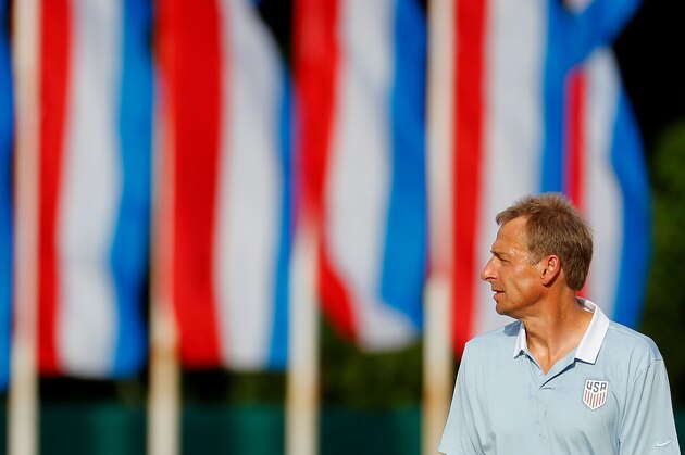 HAVANA, CUBA - OCTOBER 07:  Head coach Jurgen Klinsmann of the United States looks on during the match against Cuba at Estadio Pedro Marrero on October 7, 2016 in Havana, Cuba.  (Photo by Kevin C. Cox/Getty Images)