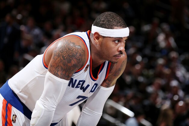 NEW YORK, NY - NOVEMBER 2:  Carmelo Anthony