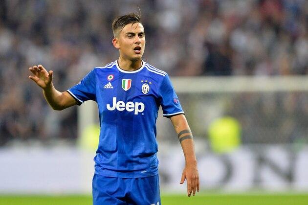 LYON, FRANCE - OCTOBER 18:  Paulo Dybala of Juventus reacts during the UEFA Champions League match between Olympique Lyonnais and Juventus at Parc Lyonnais on October 18, 2016 in Lyon, France.  (Photo by Aurelien Meunier/Getty Images)