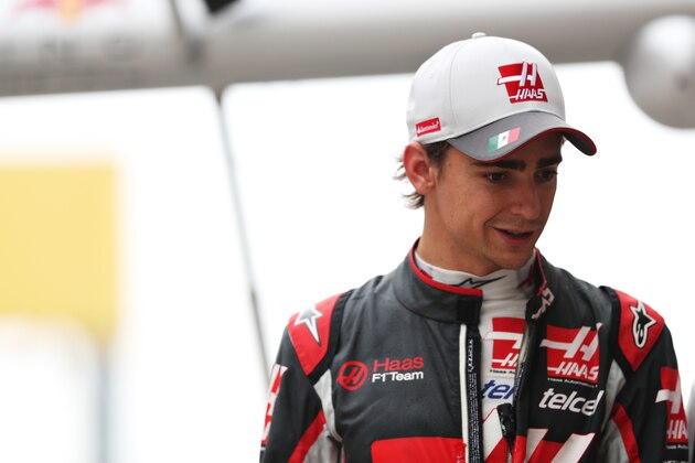 SHANGHAI, CHINA - APRIL 16:  Esteban Gutierrez of Mexico and Haas F1 in the Pitlane during qualifying for the Formula One Grand Prix of China at Shanghai International Circuit on April 16, 2016 in Shanghai, China.  (Photo by Mark Thompson/Getty Images)