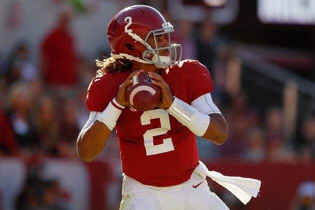 TUSCALOOSA, AL - OCTOBER 22:  Jalen Hurts