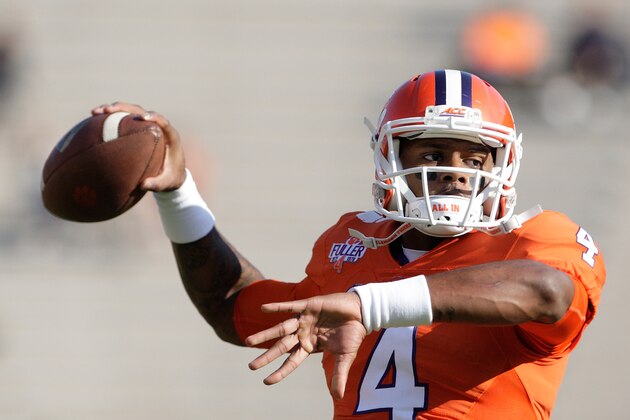 CLEMSON, SC - NOVEMBER 12: Deshaun Watson
