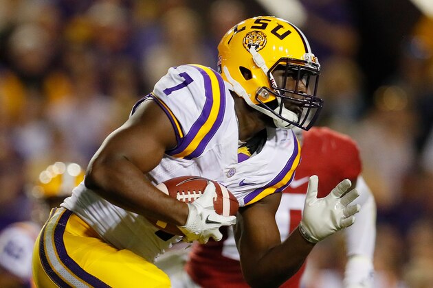 BATON ROUGE, LA - NOVEMBER 05:  Leonard Fournette