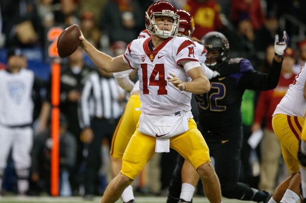 SEATTLE, WA - NOVEMBER 12:  Quarterback Sam Darnold