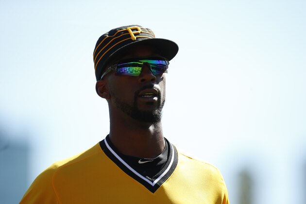 PITTSBURGH, PA - SEPTEMBER 25:  Andrew McCutchen #22 of the Pittsburgh Pirates in action during the game against the Washington Nationals at PNC Park on September 25, 2016 in Pittsburgh, Pennsylvania.  (Photo by Justin K. Aller/Getty Images)