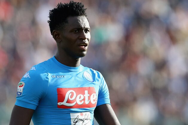 CROTONE, ITALY - OCTOBER 23:  Amadou Diawara of Napoli during the Serie A match between FC Crotone and SSC Napoli at Stadio Comunale Ezio Scida on October 23, 2016 in Crotone, Italy.  (Photo by Maurizio Lagana/Getty Images)