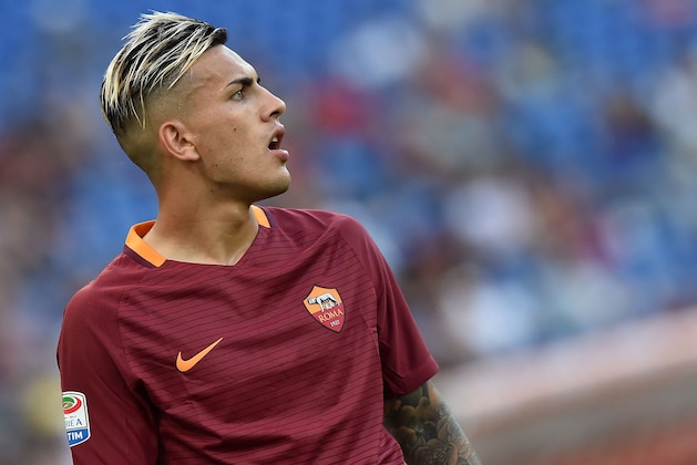 ROME, ITALY - AUGUST 20: Leandro Paredes of AS Roma during the Serie A match between AS Roma and Udinese Calcio at Olimpico Stadium on August 20, 2016 in Rome, Italy.  (Photo by Giuseppe Bellini/Getty Images )
