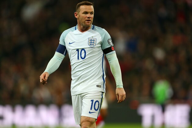 LONDON, ENGLAND - NOVEMBER 11: Wayne Rooney of England during the FIFA 2018 World Cup Qualifier between England and Scotland at Wembley Stadium on November 11, 2016 in London, England. (Photo by Catherine Ivill - AMA/Getty Images) LONDON, ENGLAND - NOVEMBER 11: Wayne Rooney of England during the FIFA 2018 World Cup Qualifier between England and Scotland at Wembley Stadium on November 11, 2016 in London, England. (Photo by Catherine Ivill - AMA/Getty Images)