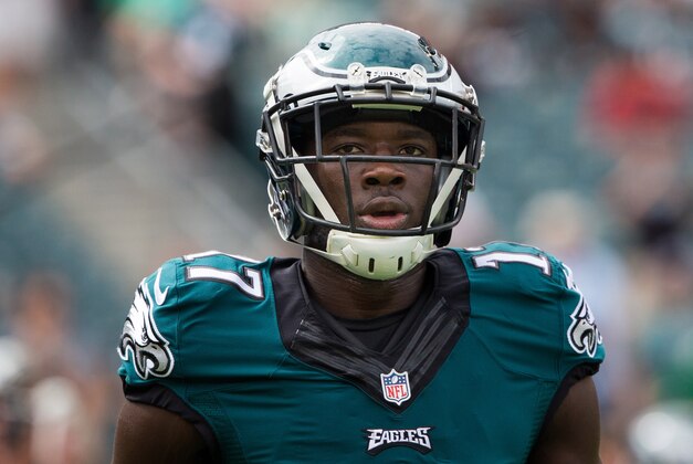 Sep 11, 2016; Philadelphia, PA, USA; Philadelphia Eagles wide receiver Nelson Agholor (17) in action against the Cleveland Browns at Lincoln Financial Field. The Eagles won 29-10. Mandatory Credit: Bill Streicher-USA TODAY Sports