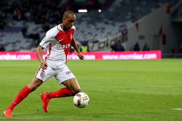 TOULOUSE, FRANCE - OCTOBER 14:  Fabinho of Monaco in action during the French Ligue 1 match between Toulouse and Monaco at Stadium on October 14, 2016 in Toulouse, France.  (Photo by Romain Perrocheau/Getty Images)