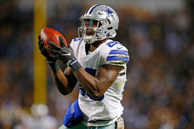 PITTSBURGH, PA - NOVEMBER 13:  Dez Bryant #88 of the Dallas Cowboys catches a pass for a 50-yard touchdown reception in the third quarter during the game against the Pittsburgh Steelers at Heinz Field on November 13, 2016 in Pittsburgh, Pennsylvania. (Photo by Justin K. Aller/Getty Images)