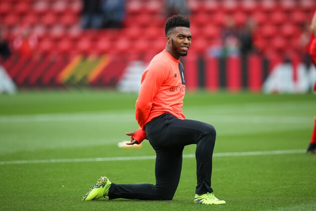 LIVERPOOL, ENGLAND - SEPTEMBER 24: Daniel Sturridge of Liverpool warming up during the Premier League match between Liverpool and Hull City at Anfield on September 24, 2016 in Liverpool, England. (Photo by Robbie Jay Barratt - AMA/Getty Images)