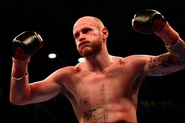 LONDON, ENGLAND - JANUARY 30:  George Groves of England celebrates victory over Andrea Di Luisa of Italy during their International Super-Middleweight Contest  at the Copper Box Arena on January 30, 2016 in London, England.  (Photo by Dan Mullan/Getty Images)