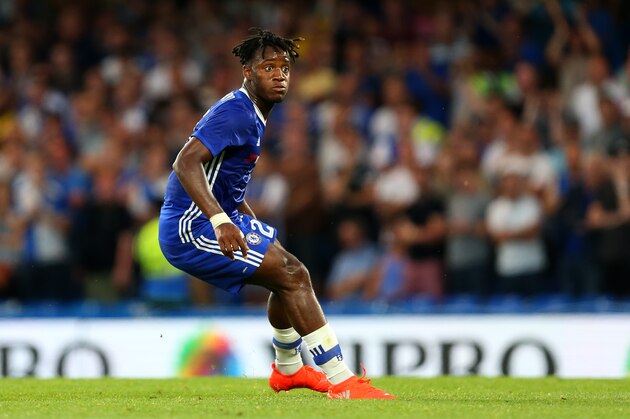 LONDON, ENGLAND - AUGUST 23: Michy Batshuayi of Chelsea during the EFL Cup match between Chelsea and Bristol Rovers at Stamford Bridge on August 23, 2016 in London, England. (Photo by Catherine Ivill - AMA/Getty Images)