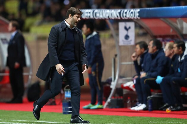 MONACO - NOVEMBER 22:  Mauricio Pochettino manager of Tottenham Hotspur reacts during the UEFA Champions League Group E match between AS Monaco FC and Tottenham Hotspur FC  at Louis II Stadium on November 22, 2016 in Monaco.  (Photo by Michael Steele/Getty Images)