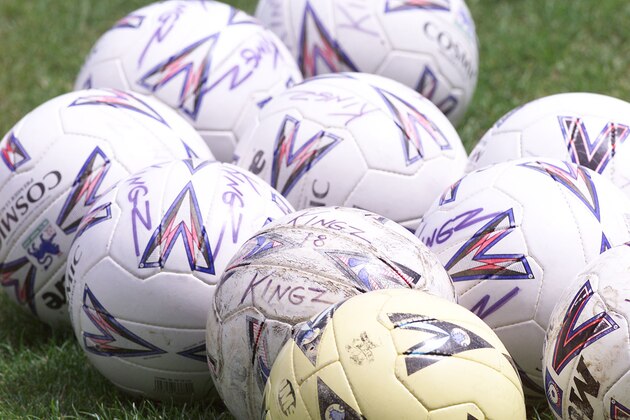 UNSPECIFIED - JANUARY 25:  Generic Sport image. Soccer balls belonging to the Kingz Football Club.  (Photo by Phil Walter/Getty Images)