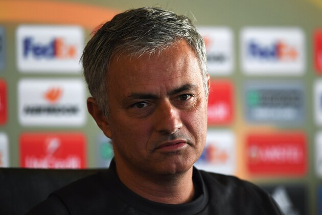 MANCHESTER, ENGLAND - NOVEMBER 23:  Jose Mourinho manager of Manchester United speaks during a Manchester United press conference on the eve of their UEFA Europa League match against Feyenoord at Aon Training Complex on November 23, 2016 in Manchester, England.  (Photo by Gareth Copley/Getty Images)