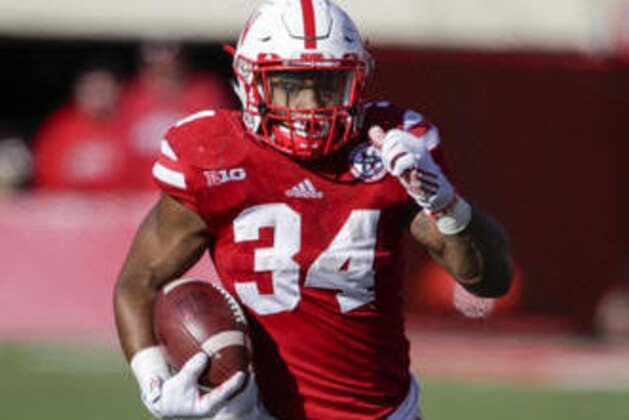 Nebraska running back Terrell Newby (34) carries the ball during the second half of an NCAA college football game against Maryland in Lincoln, Neb., Saturday, Nov. 19, 2016. Nebraska won 28-7. (AP Photo/Nati Harnik)