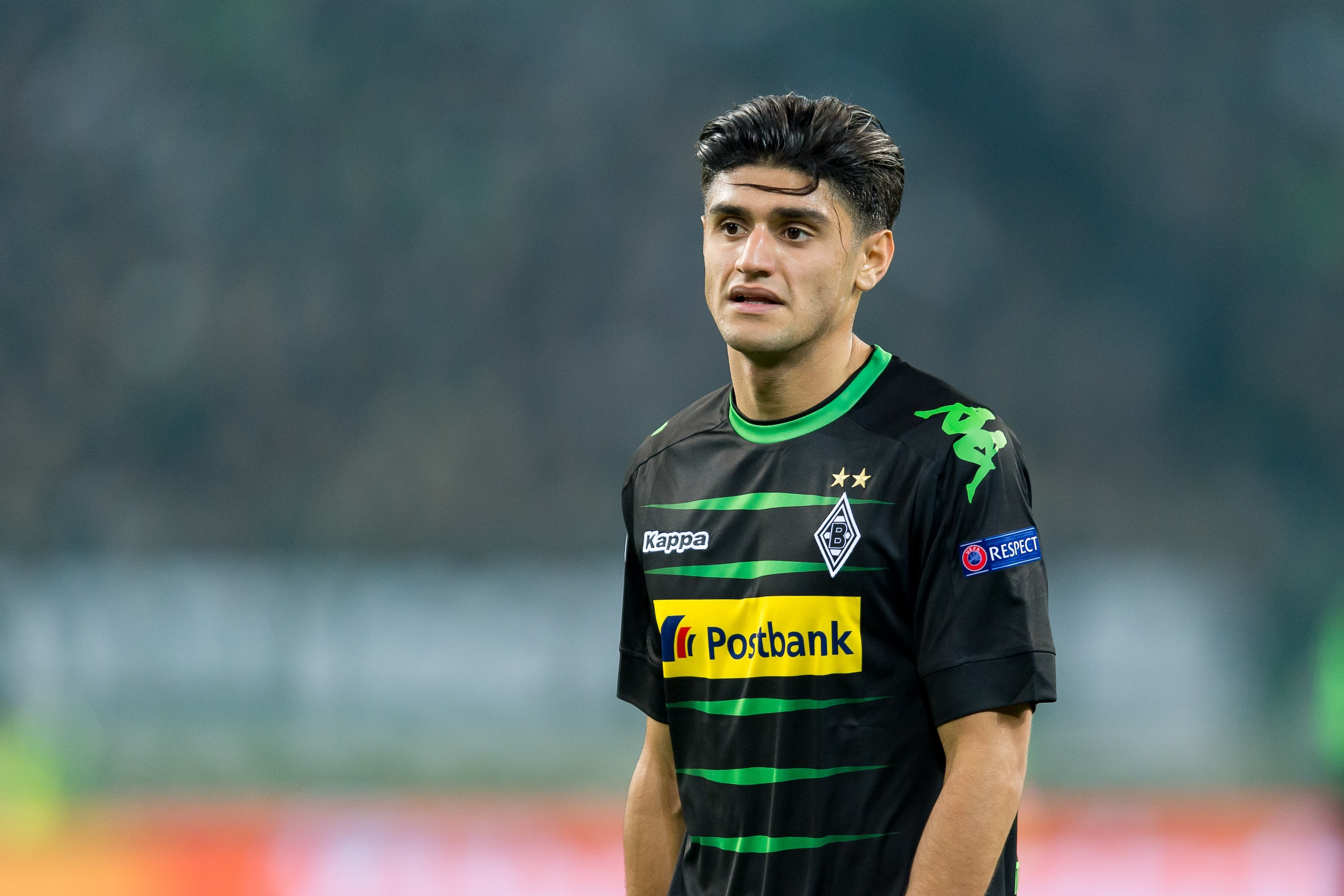 MOENCHENGLADBACH, GERMANY - NOVEMBER 23: Mahmoud Dahoud of Gladbach looks on during the UEFA Champions League match between VfL Borussia Moenchengladbach and Manchester City FC at Borussia-Park on November 23, 2016 in Moenchengladbach, North Rhine-Westphalia. (Photo by TF-Images/Getty Images)