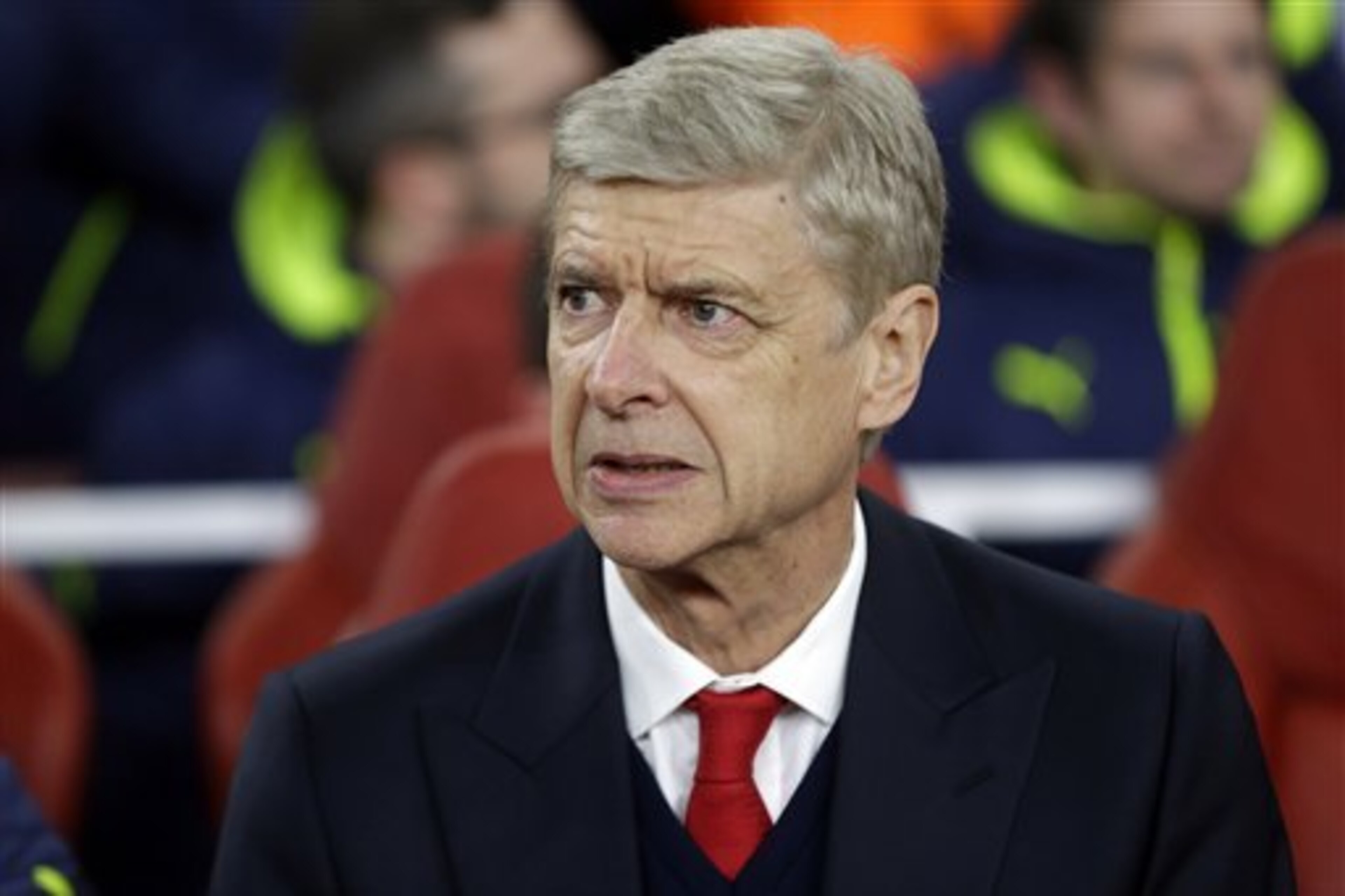 Arsenal manager Arsene Wenger looks on before the Champions League group A soccer match between Arsenal and Paris Saint Germain at the Emirates stadium in London, Wednesday, Nov. 23, 2016. (AP Photo/Alastair Grant) Arsenal manager Arsene Wenger looks on before the Champions League group A soccer match between Arsenal and Paris Saint Germain at the Emirates stadium in London, Wednesday, Nov. 23, 2016. (AP Photo/Alastair Grant)