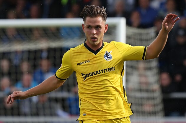 NORTHAMPTON, ENGLAND - OCTOBER 01:  Charlie Colkett of Bristol Rovers in action during the Sky Bet League One match between Northampton Town and Bristol Rovers at Sixfields Stadium on October 1, 2016 in Northampton, England.  (Photo by Pete Norton/Getty Images)