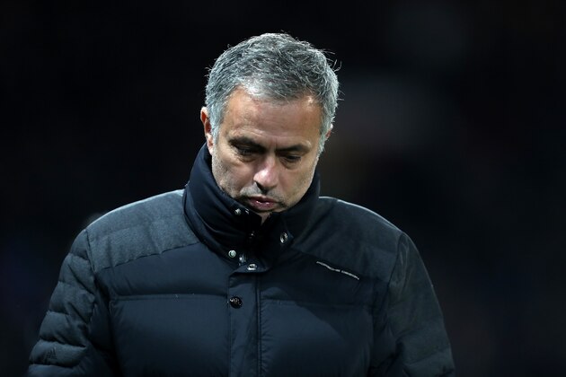 MANCHESTER, ENGLAND - NOVEMBER 24:  Manchester United Manager / Head Coach Jose Mourinho looks on prior to the UEFA Europa League match between Manchester United FC and Feyenoord at Old Trafford on November 24, 2016 in Manchester, England.  (Photo by James Baylis - AMA/Getty Images)