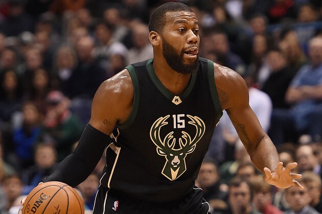 MILWAUKEE, WI - NOVEMBER 25: Greg Monroe #15 of the Milwaukee Bucks handles the ball during a game against the Toronto Raptors at the BMO Harris Bradley Center on November 25, 2016 in Milwaukee, Wisconsin. The Raptors defeated the Bucks 105-99. NOTE TO USER: User expressly acknowledges and agrees that, by downloading and or using this photograph, User is consenting to the terms and conditions of the Getty Images License Agreement. (Photo by Stacy Revere/Getty Images) MILWAUKEE, WI - NOVEMBER 25: Greg Monroe #15 of the Milwaukee Bucks handles the ball during a game against the Toronto Raptors at the BMO Harris Bradley Center on November 25, 2016 in Milwaukee, Wisconsin. The Raptors defeated the Bucks 105-99. NOTE TO USER: User expressly acknowledges and agrees that, by downloading and or using this photograph, User is consenting to the terms and conditions of the Getty Images License Agreement. (Photo by Stacy Revere/Getty Images)