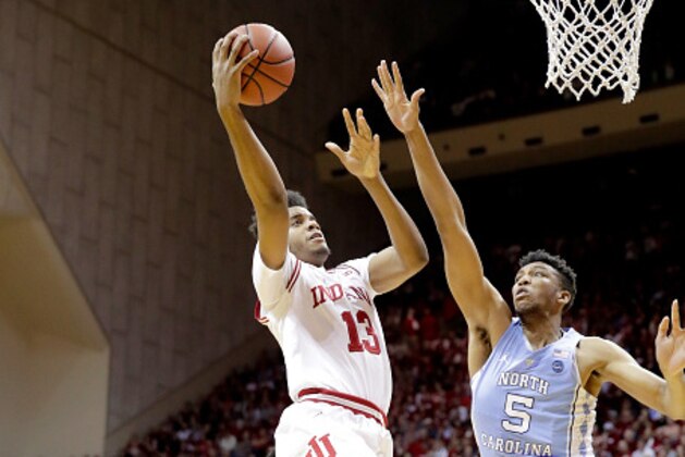 BLOOMINGTON, IN - NOVEMBER 30:  Juwan Morgan
