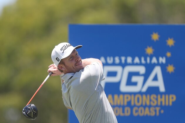 GOLD COAST, AUSTRALIA - DECEMBER 01:  Andrew Dodt of Australia tees off during day one of the 2016 Australian PGA Championship at RACV Royal Pines Resort on December 1, 2016 in Gold Coast, Australia.  (Photo by Chris Hyde/Getty Images)