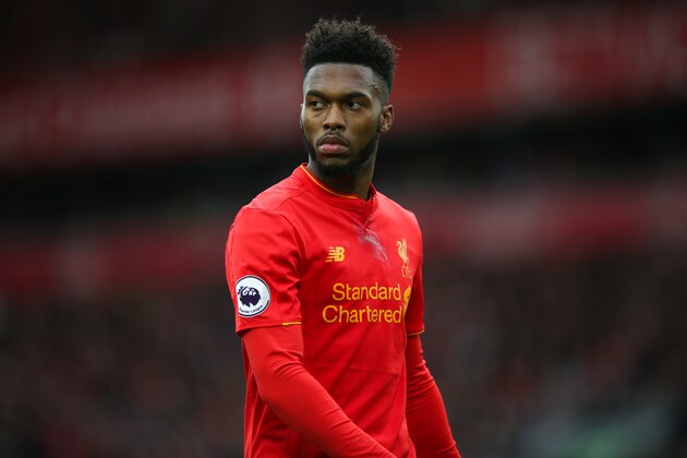 LIVERPOOL, ENGLAND - SEPTEMBER 24: Daniel Sturridge of Liverpool during the Premier League match between Liverpool and Hull City at Anfield on September 24, 2016 in Liverpool, England. (Photo by Robbie Jay Barratt - AMA/Getty Images)