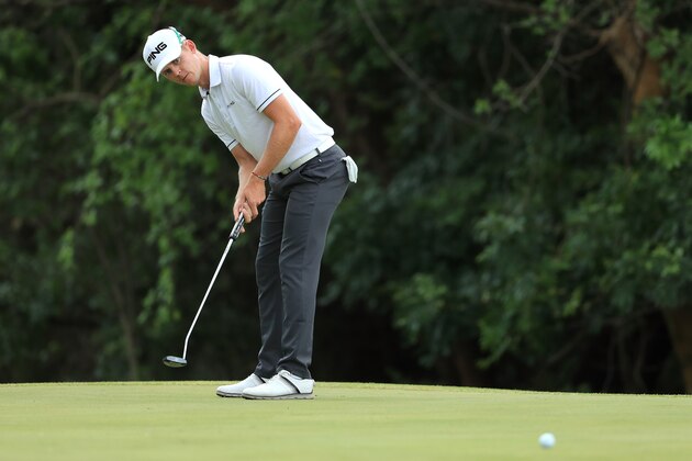 MALELANE, SOUTH AFRICA - DECEMBER 02: Brandon Stone of South Africa watches his putt on the 13th green during the second round of the Alfred Dunhill Championship at Leopard Creek Country Golf Club on December 2, 2016 in Malelane, South Africa.  (Photo by Richard Heathcote/Getty Images)