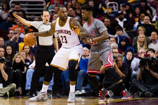 CLEVELAND, OH - JANUARY 23: LeBron James